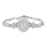 4.51ct 18k White Gold Diamond Bracelet